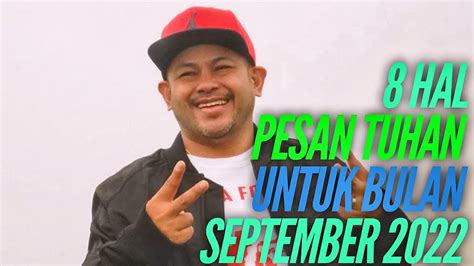 Hal Pesan Tuhan Untuk Bulan September Kkr Pemulihan Senin