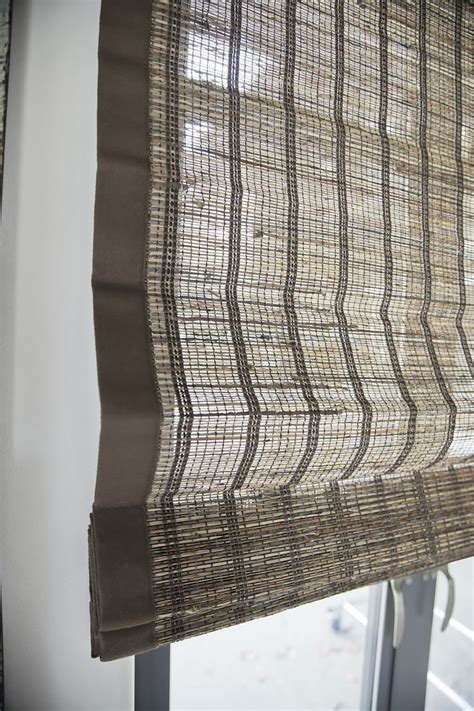 Woven Wood Shade Edge Binding Woven Wood Shades Woven Shades Wood