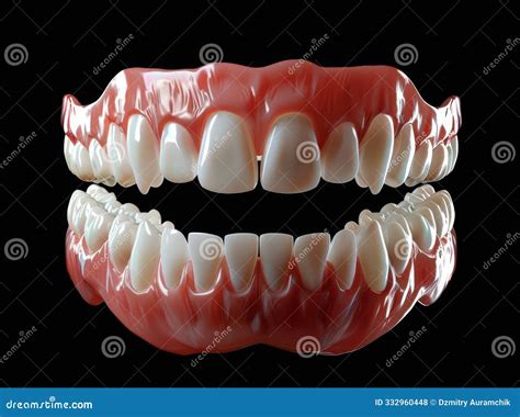 Three Dimensional Illustration Showing Overcrowded Teeth And Abnormal