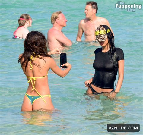 Chantel Jeffries Stuns In Sexy Bikini Thong At Miami Beach Event AZNude