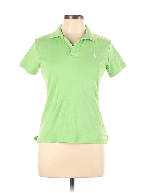 Ralph Lauren Sport 100 Cotton Green Short Sleeve Polo Size L 72 Off