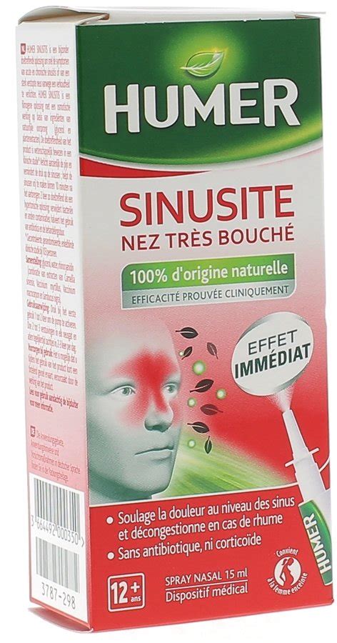 Sinusite Nez Très Bouché Humer