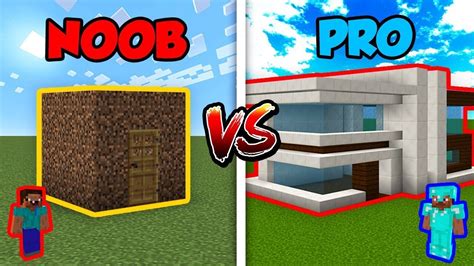 Noob Vs Pro House Youtube