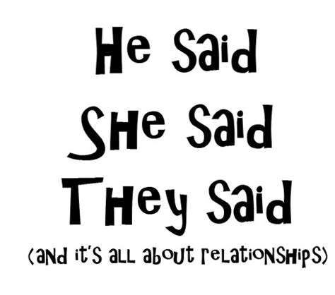 He Said, She Said, They Said – Carl Cherry Center for the Arts