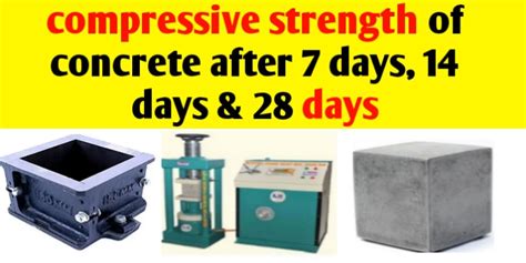 Compressive Strength Of Concrete Cube Test Procedure And Result At 7