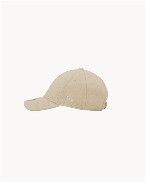 New Era Cap In Fleece Saint Laurent