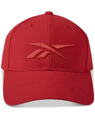 Red Reebok Hats For Men Lyst