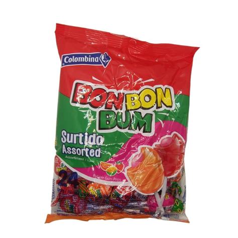 Bon Bon Bum Assortito 408gr Colombina Mango con Piña