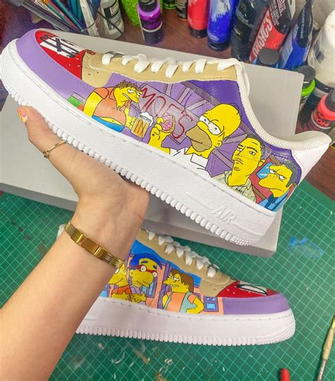 The Simpsons Air Force Custom Daniel Customs