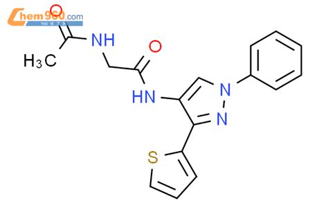 686770 56 9 Acetamide 2 Acetylamino N 1 Phenyl 3 2 Thienyl 1H