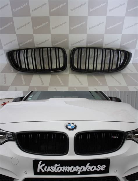 Calandre carbone BMW Série M4 F82 F83 M3 F80 kustomorphose