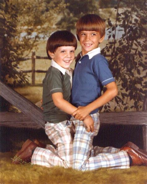 Uncomfortable Pose: Mortifying Photo Of Brothers In 1979 When They Were ...