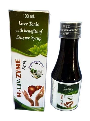 M Liv Zyme Digestive Enzyme Syrup 100 Ml At Rs 75 Box In Anandpur