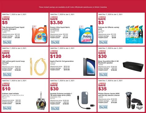 Costco Flyer And Costco Sale Items For Dec 7 13 2020 For Bc Ab Sk Mb Costco West Fan Blog