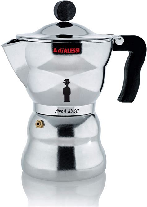 Moka Alessi AAM33 Espresso Coffee Maker Crema