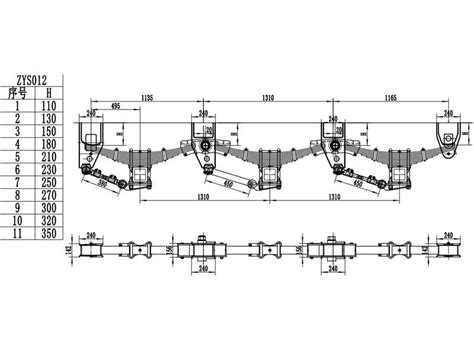 Tandem Axle Trailer Suspension Diagram