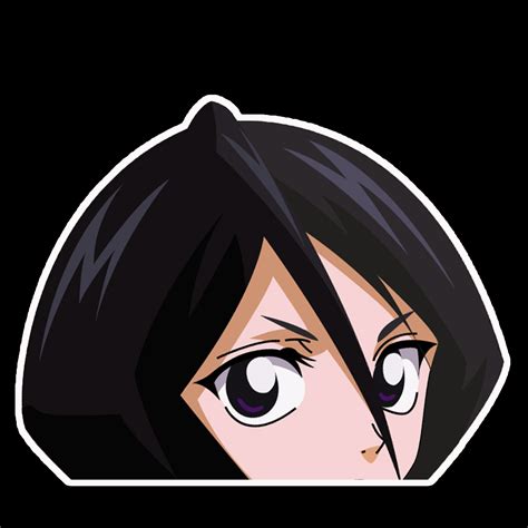 Peeker Anime Peeking Sticker Car Window Decal Rka05 Rukia Bleach Rukia