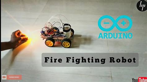 Arduino Fire Fighting Robot Hobby Project Diy Youtube