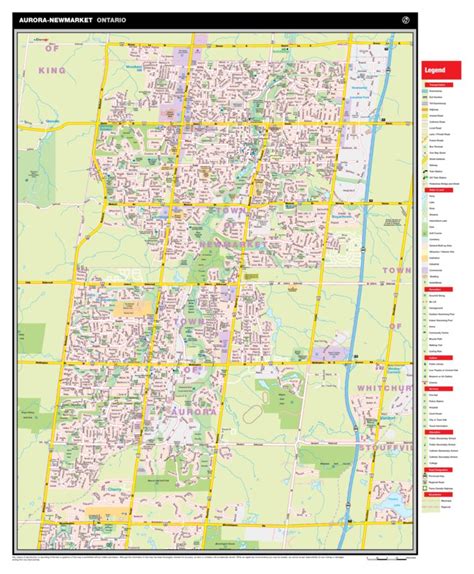 Map Of Aurora Ontario - Super Sports Cars