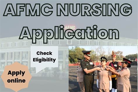 AFMC Nursing 2023 Application Released Check Registration Process