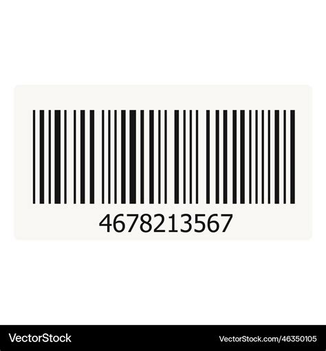 Barcode Sticker Element Royalty Free Vector Image