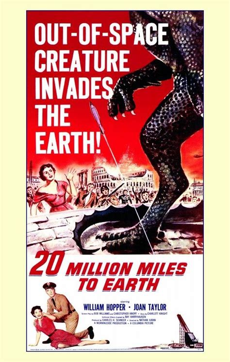 S Million Miles To Earth Movie Posters Science Fiction