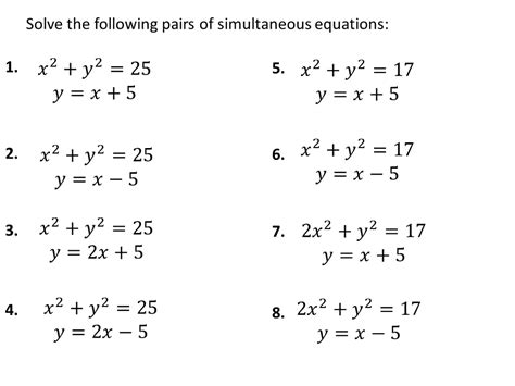 How To Answer Simultaneous Equations How To Solve Simultaneo