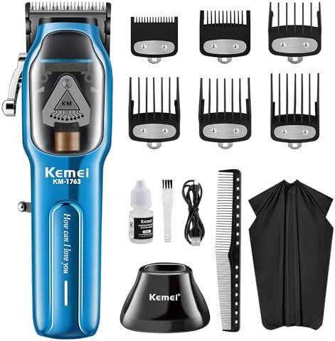 Amazon KEMEI Trimmer Professional Cordless Hair Clipper For Men