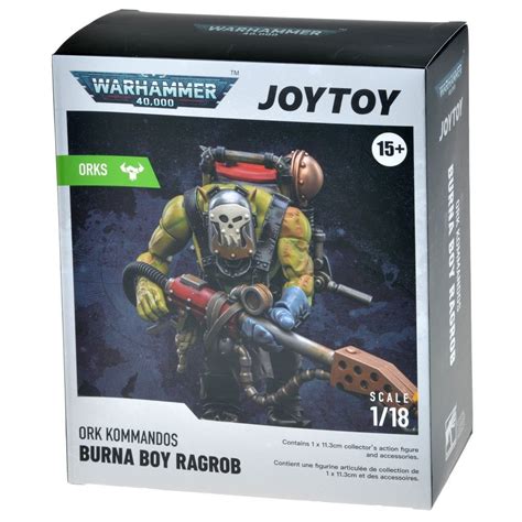 Фигурка JoyToy Warhammer 40 000 Ork Kommandos Burna Boy Ragrob