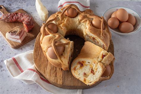 Casatiello Neapolitan Stuffed Easter Bread