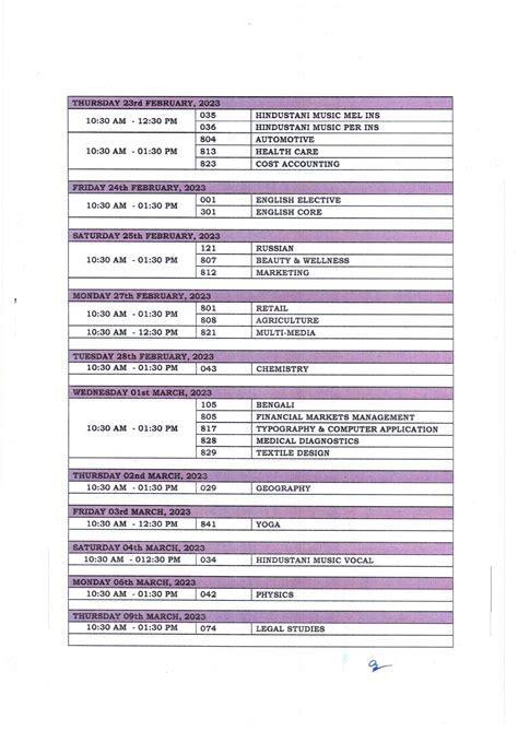 Cbse Date Sheet 2024 Class 12 - Doris Malissia