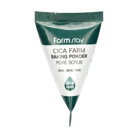 Veido šveitiklis su centele FarmStay Cica Farm Baking Powder Pore Scrub ...