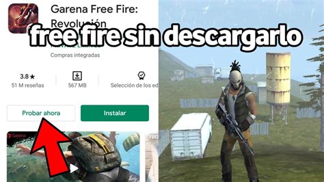 Cómo jugar free fire sin instalarlo free fire YouTube