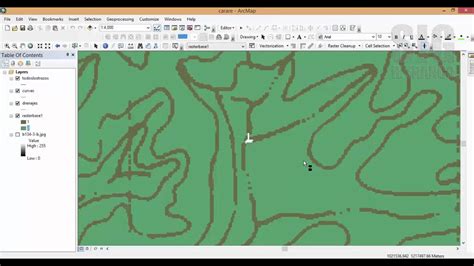 Tutorial Arcgis Cap Arcscan Raster Snapping Vectorization Options