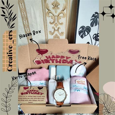 Jual Hampers Hijabjamdllget Paper Bagt Box Mewahfree Hiasan Box