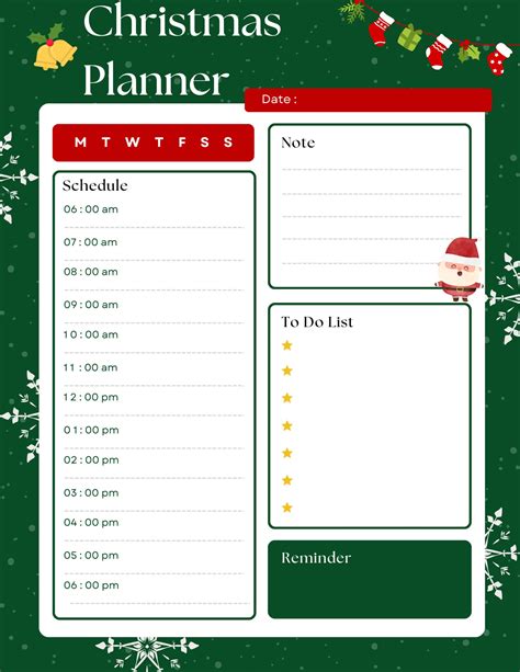 Christmas Planner, Printable Christmas Planner, Printable Holidays ...