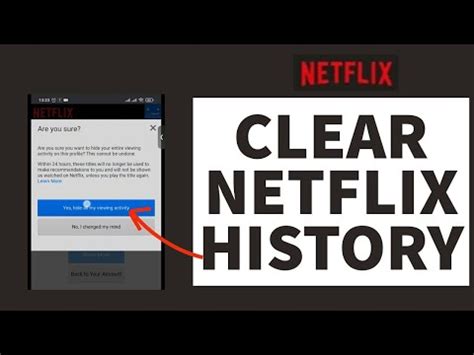 How To Delete Your Netflix History 2023 Clear Watch Search