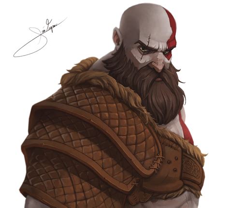 Kratos God Of War Joao Vagner On Artstation At Artworknaxdb