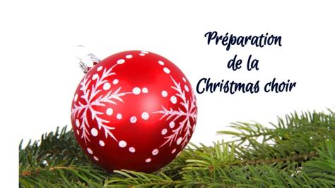 Préparation de la chorale Christmas day