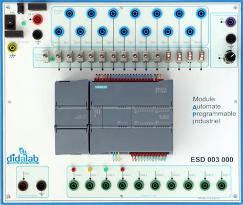 Automate Programmable Industriel Didactisé API Siemens