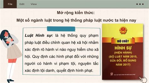 Giáo án điện Tử Kinh Tế Pháp Luật 10 Kết Nối Bài 12 Hệ Thống Pháp Luật