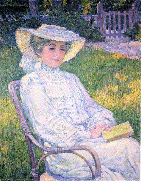 Reproductions D Art Madame Theo Van Rysselberghe Dans Le Jardin 1904