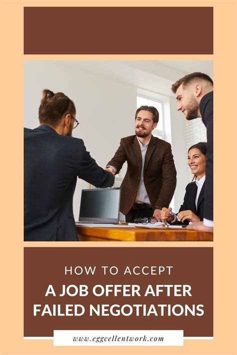 How To Accept A Job Offer After Failed Negotiations With Email Sample