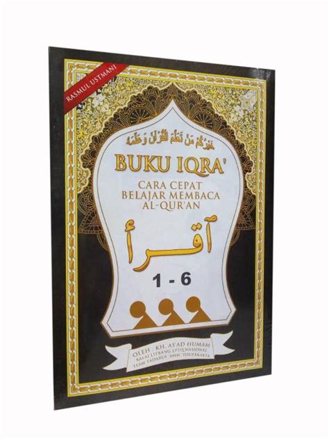 Buku Iqro Cara Cepat Belajar Membaca Quran Rasmul Utsmani Jilid