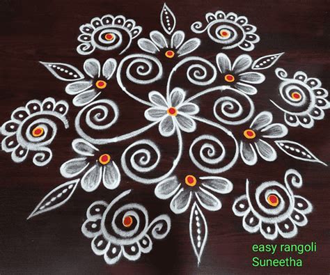 Basic Rangoli Design Images (Basic Rangoli Kolam Ideas) - 2022 | Simple ...