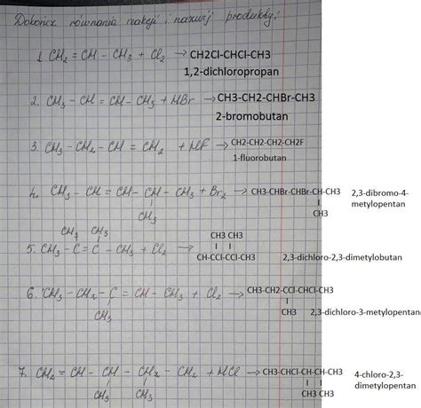 Pomózcie z pracy domowej z chemii temat alkeny Brainly pl