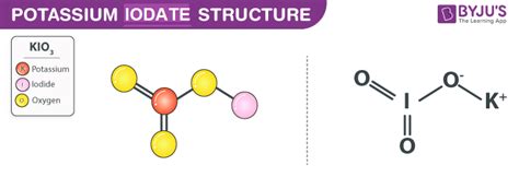 Potassium Iodate Kio3 Structure Molecular Mass Properties And Uses