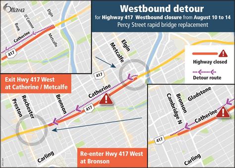 Reminder: Highway 417 will close August 10 to 14 for bridge replacement