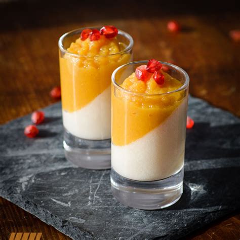 Panna Cotta V G Tale Kaki Coco Recette Bio Bio La Une