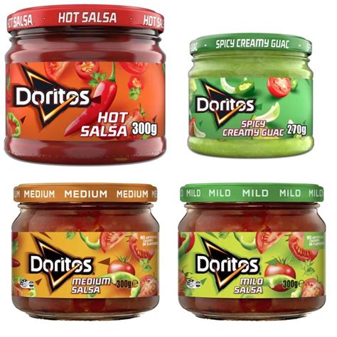 Doritos Salsa 300g Hot Mild Medium Spicy Guacamole Lazada